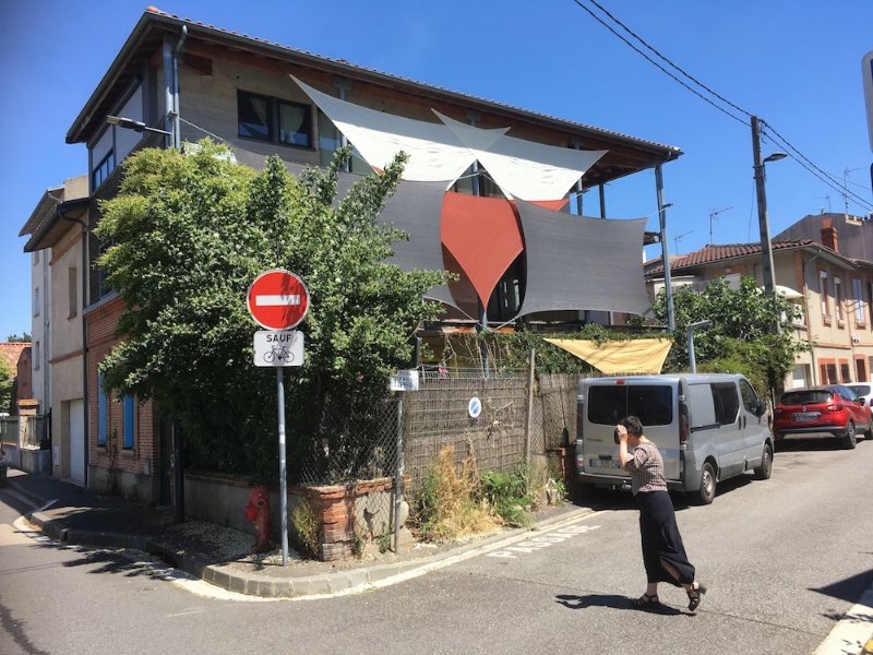 Façade S-SO au mois de Juin