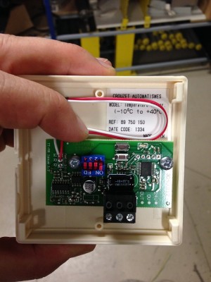 photo de la sonde a paramettrer<br />en -20 + 40°c