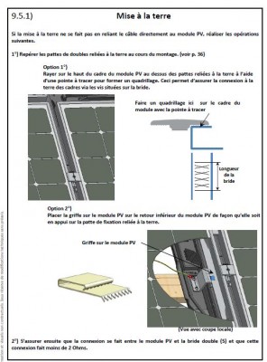 branchement terre easy roof