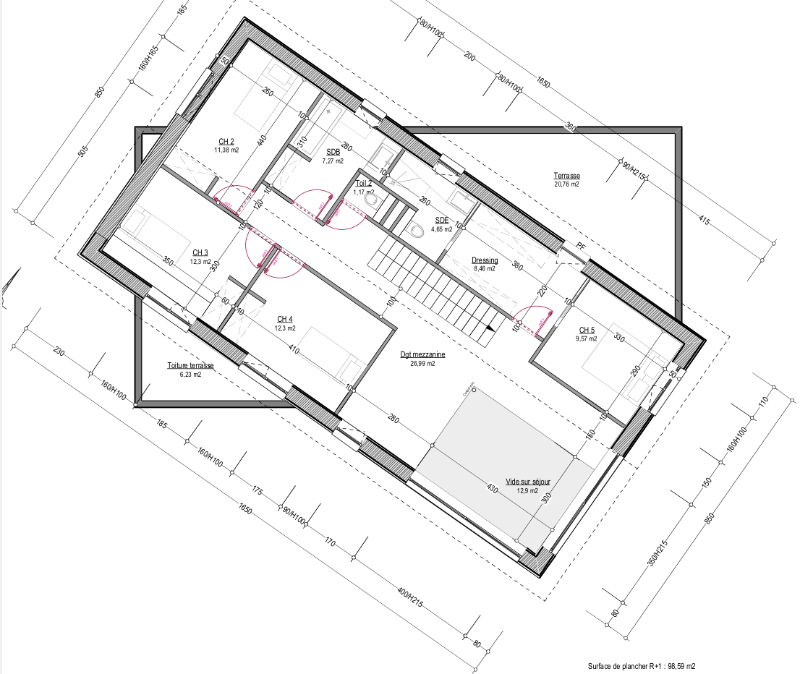 Plan de l'étage