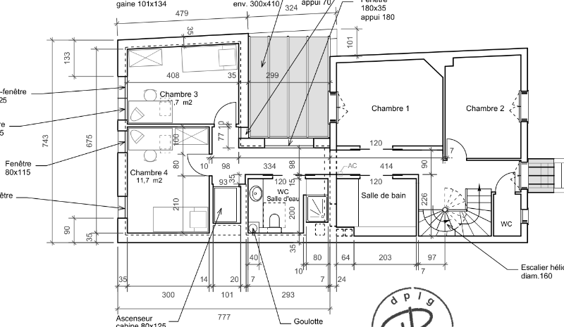 Le premier etage, voir si je mets le module 2500W au dessus de celui du Rdc ou si je l'utilise pour une chambre.