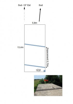 schéma situation implantation capteurs